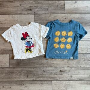 ⚡️BUNDLE⚡️ Set of 2 | Gap x Disney | Minnie and Wish T-Shirt | Size: 3T